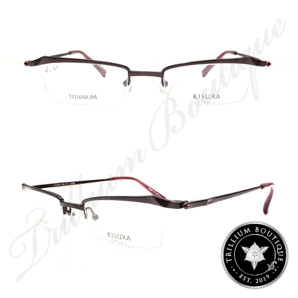 Kisura KS-177 4.PLM Titanium Glasses Frames New - Picture 1 of 9